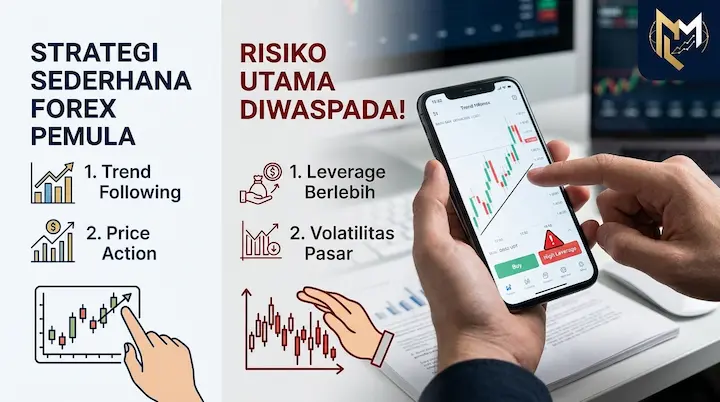 Strategi Sederhana yang Cocok serta Risiko Utama yang Harus Diwaspadai untuk Trading Forex Pemula - HoldingMonex