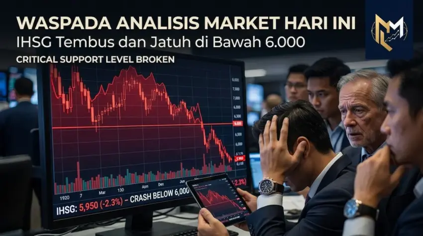 Waspada Analisis Market Hari Ini IHSG Tembus dan Jatuh di Bawah 6000 HoldingMonex